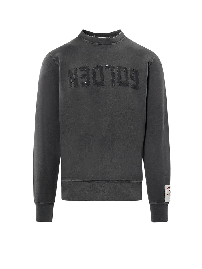 Golden Goose Sweaters Grey Cotone