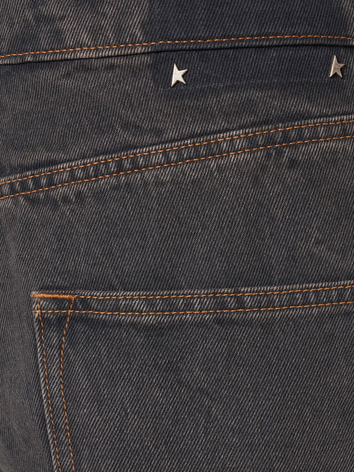 Golden Goose Jeans Black Cotone