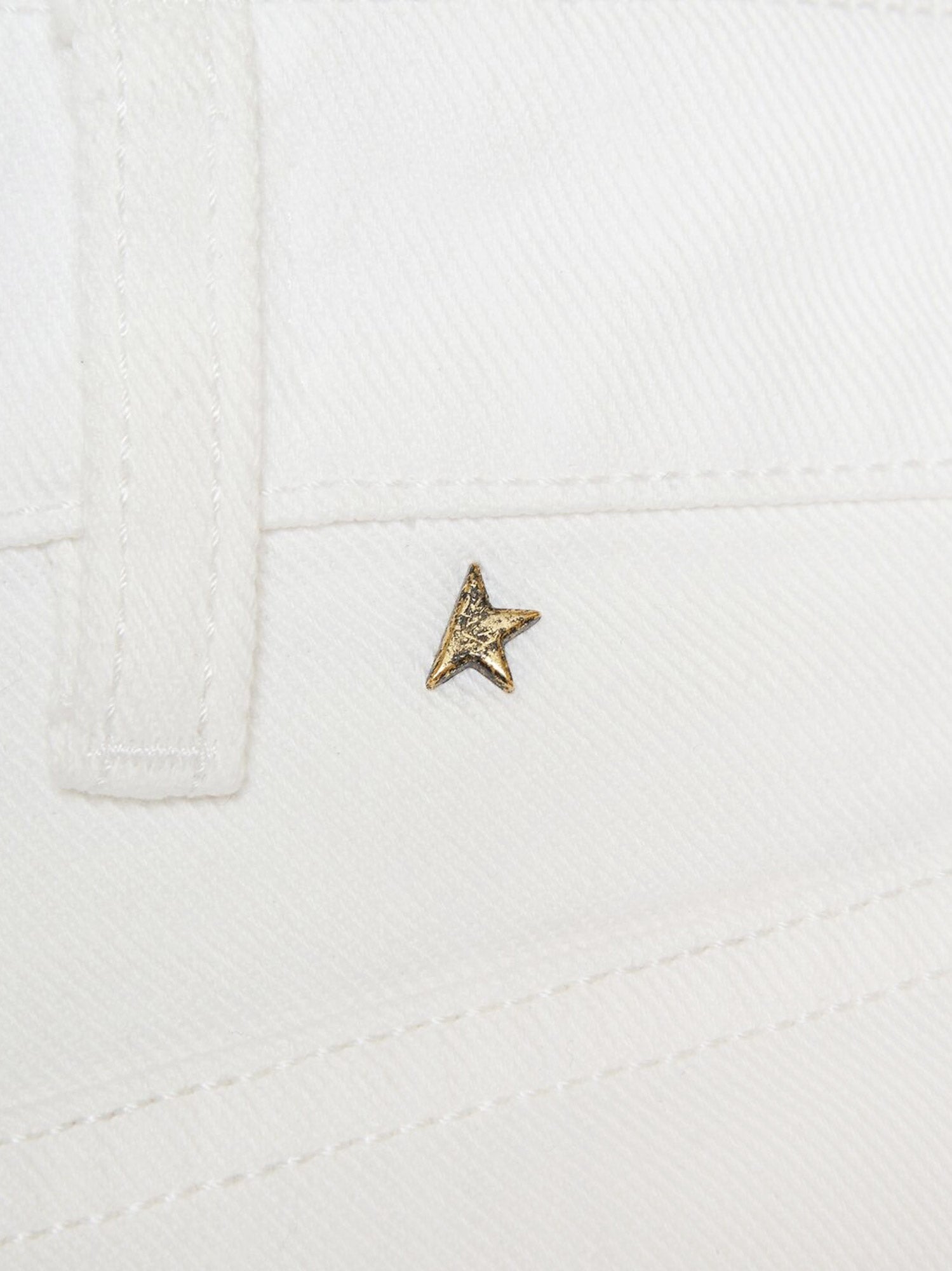Golden Goose Jeans Offwhite Cotone