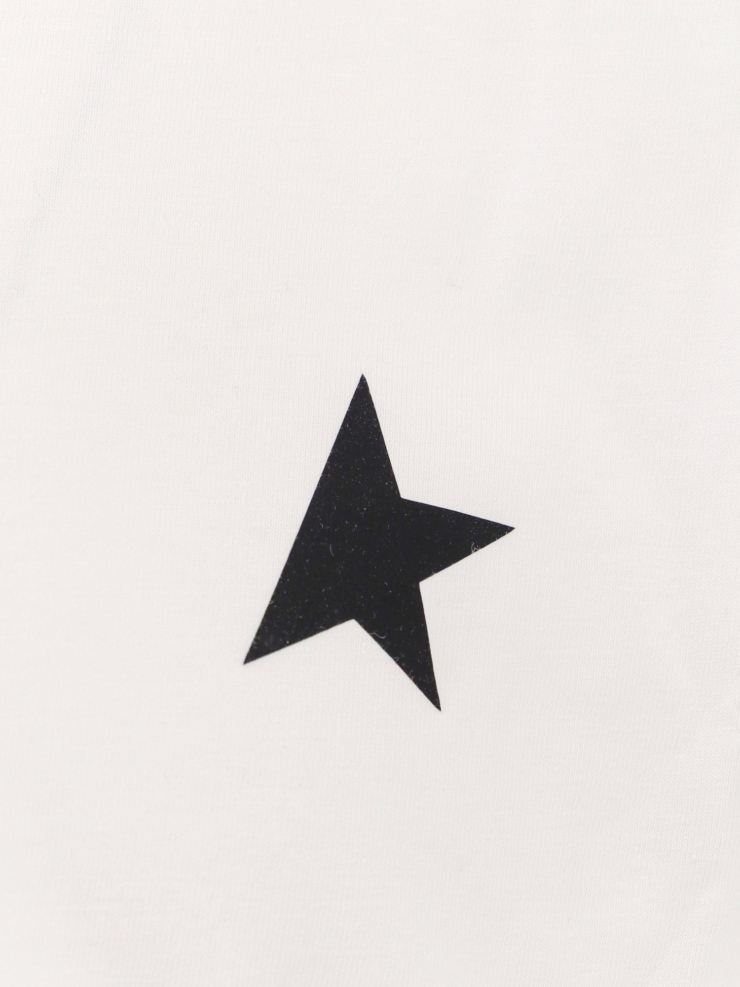 Golden Goose T-shirts and Polos Optic White Black Cotone