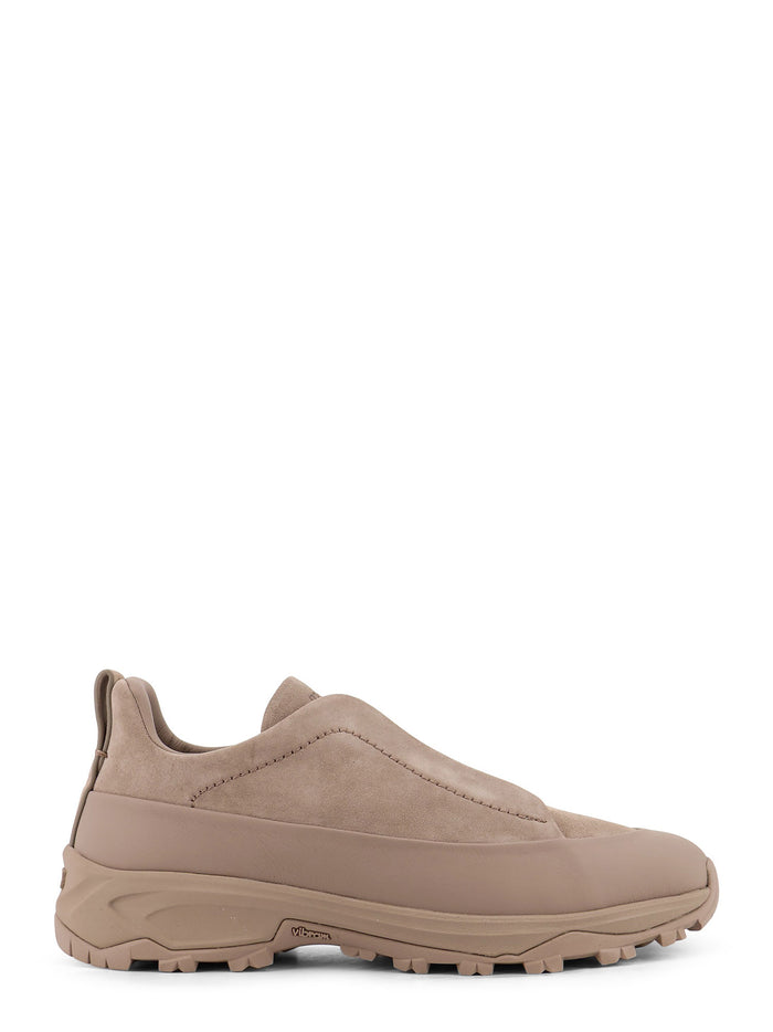 Zegna Sneakers Beige Suede