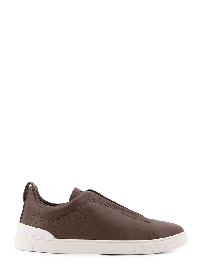 Zegna Sneakers Nera Pelle
