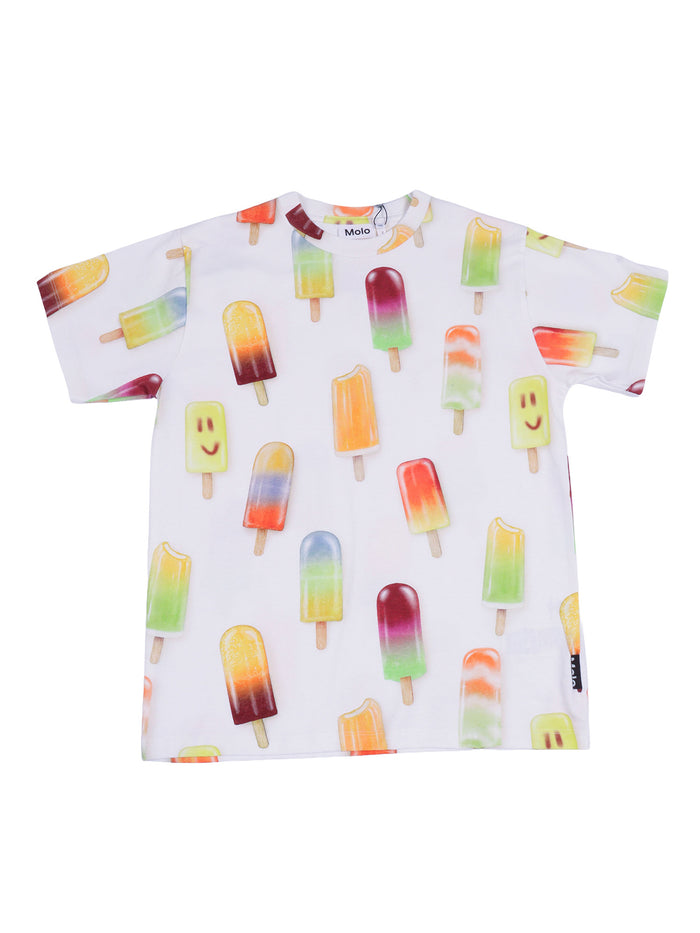 Riley T-Shirts Short Sleeves White Cotton Organic Long T-shirt