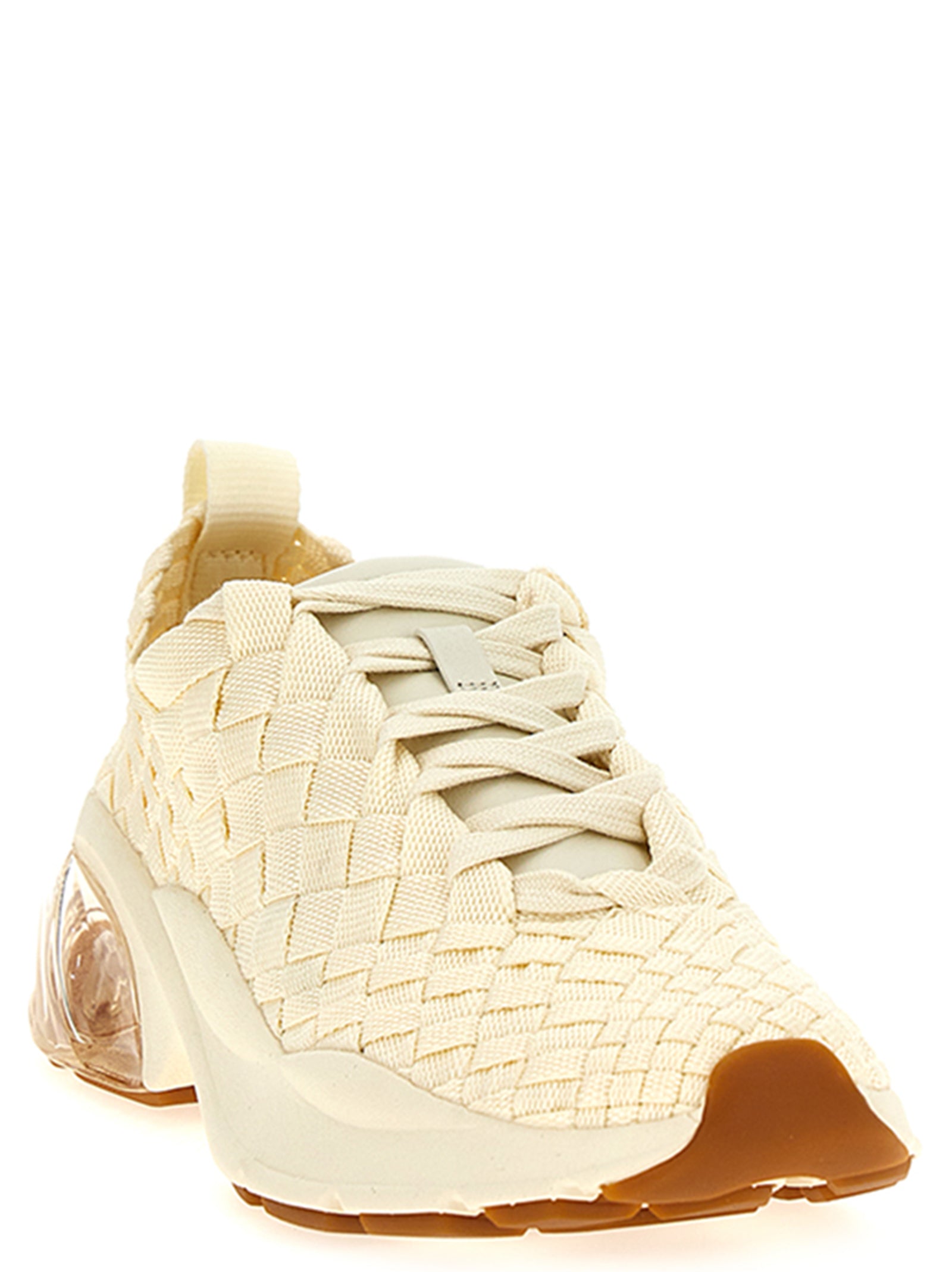 Good Luck Woven Trainer Sneakers White Polyester
