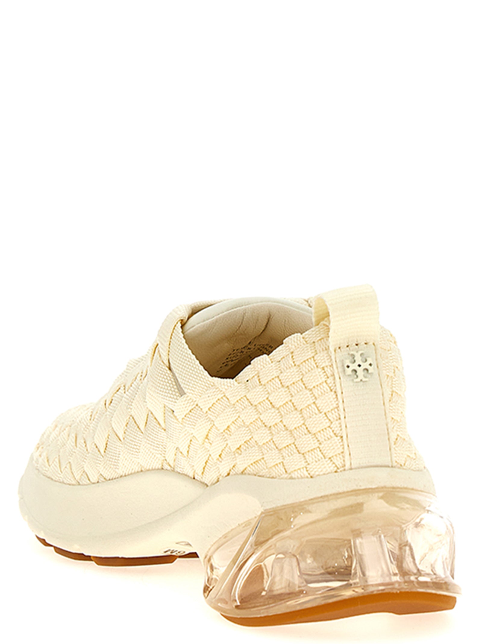 Good Luck Woven Trainer Sneakers White Polyester