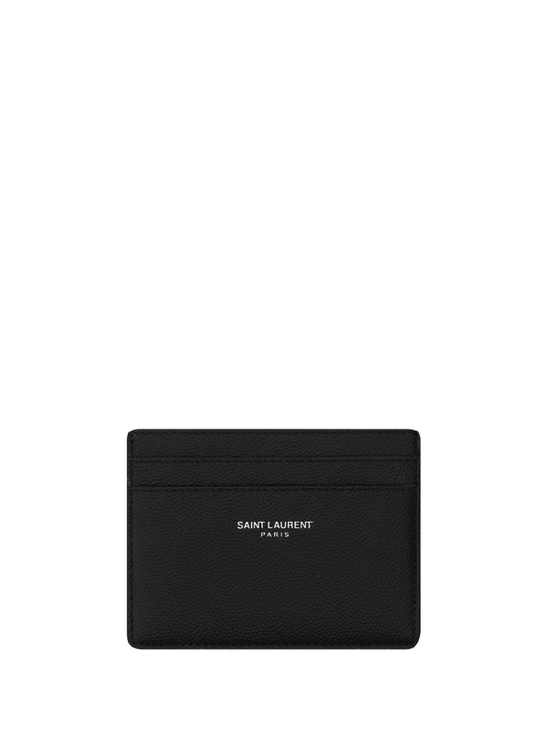 Cardholder Grain De Poudre Black Leather Calf Umbrellas