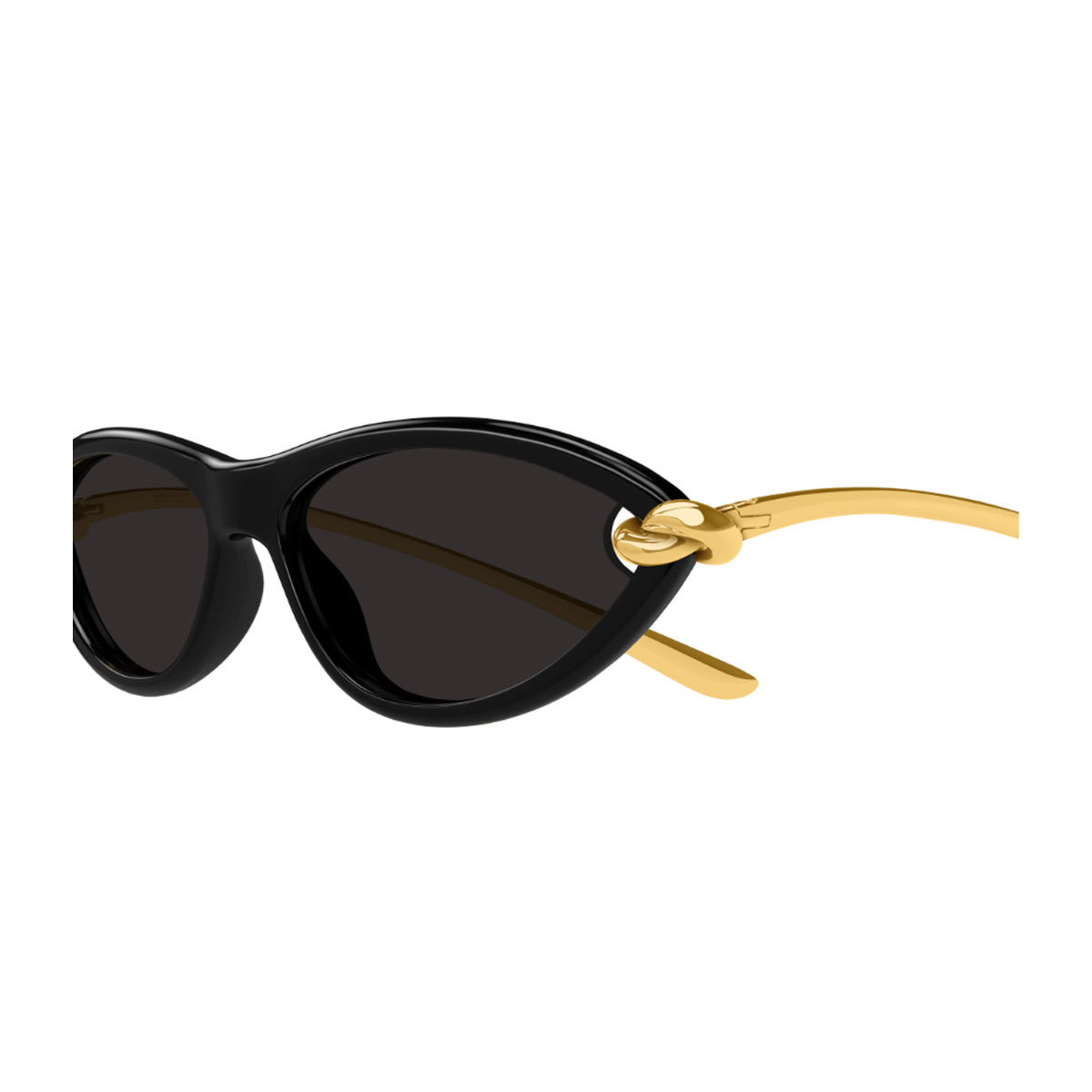 Bottega Veneta BV1390S Signature Icons 001 Black Gold Grey Nero Injected/metal Occhiali Da Sole