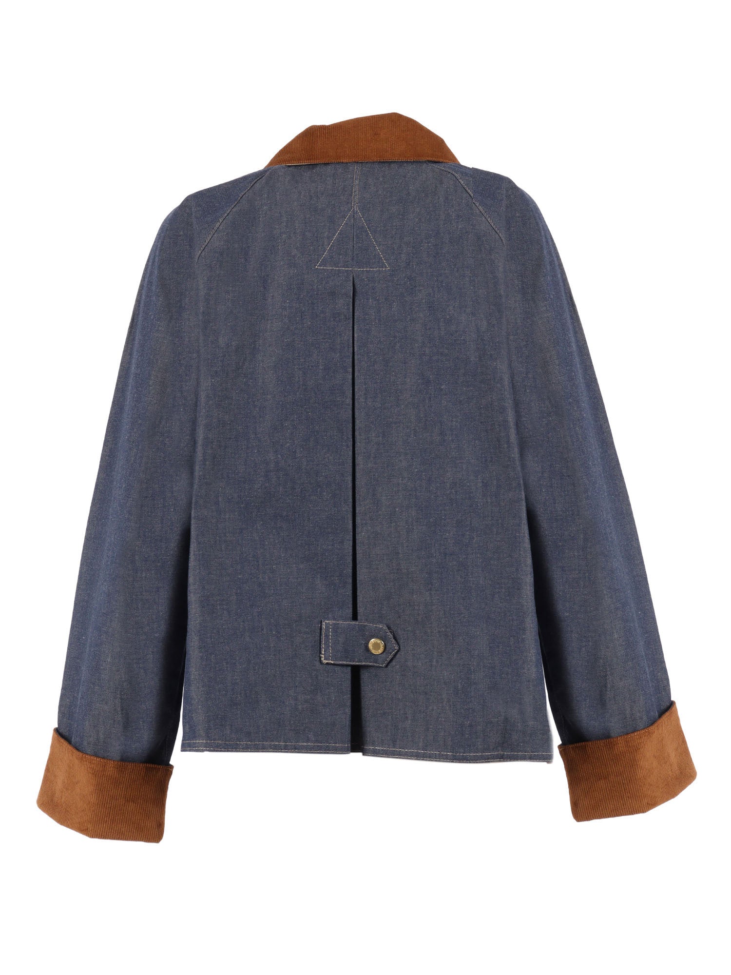 FRECKLETON SHOWERPROOF Blue Cotton Heavy Jacket
