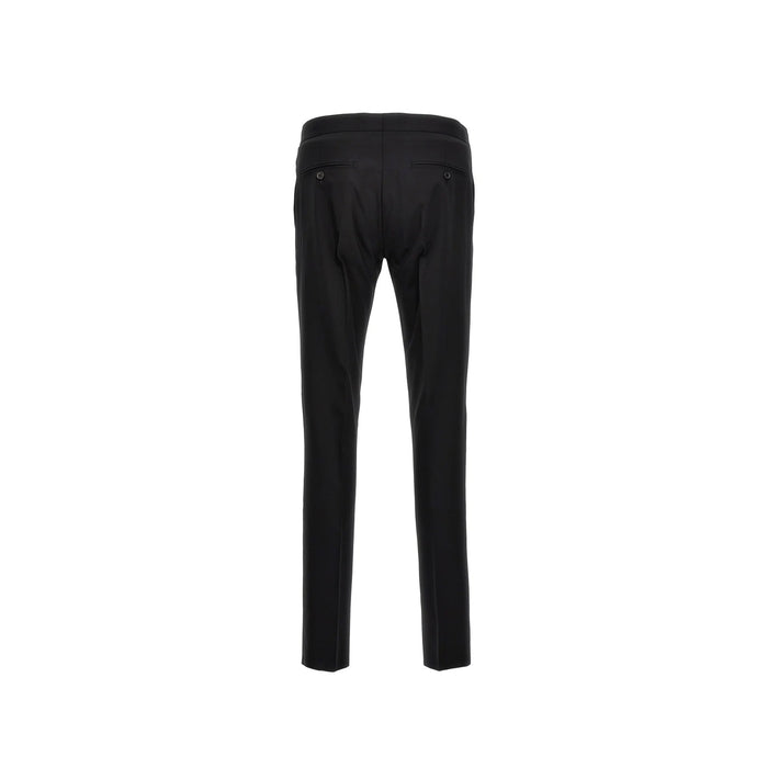 Wool Suit Black Elastane