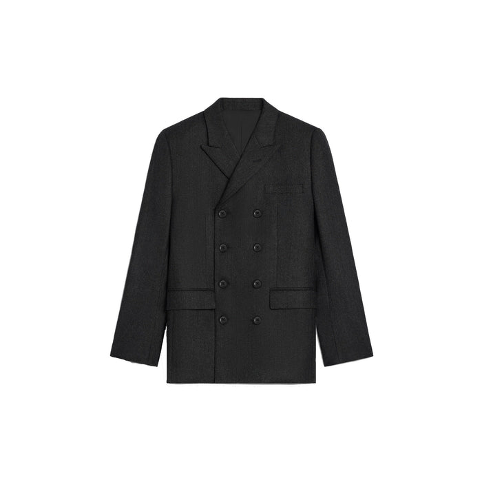Céline Wool Blazer Jacket Gray