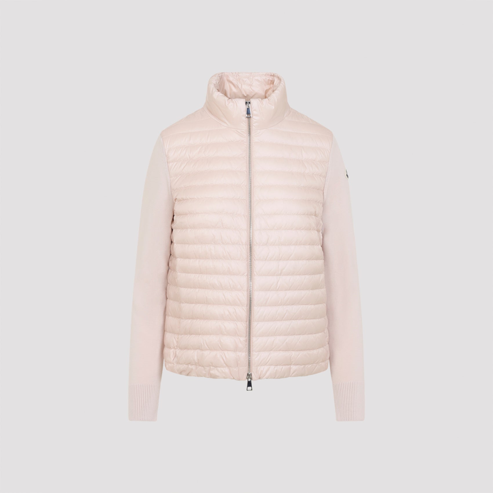 Cardigan Pink & Purple Polyamide Down Feather Jacket