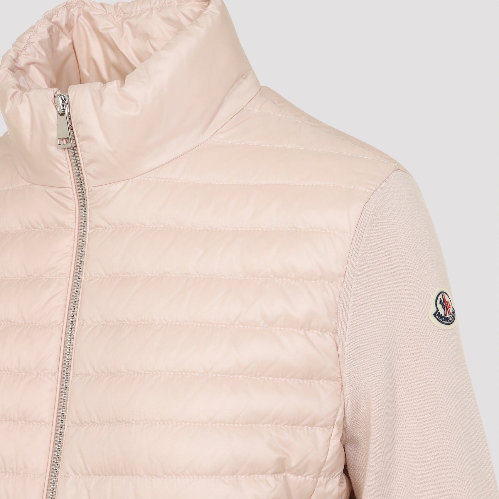 Cardigan Pink & Purple Polyamide Down Feather Jacket