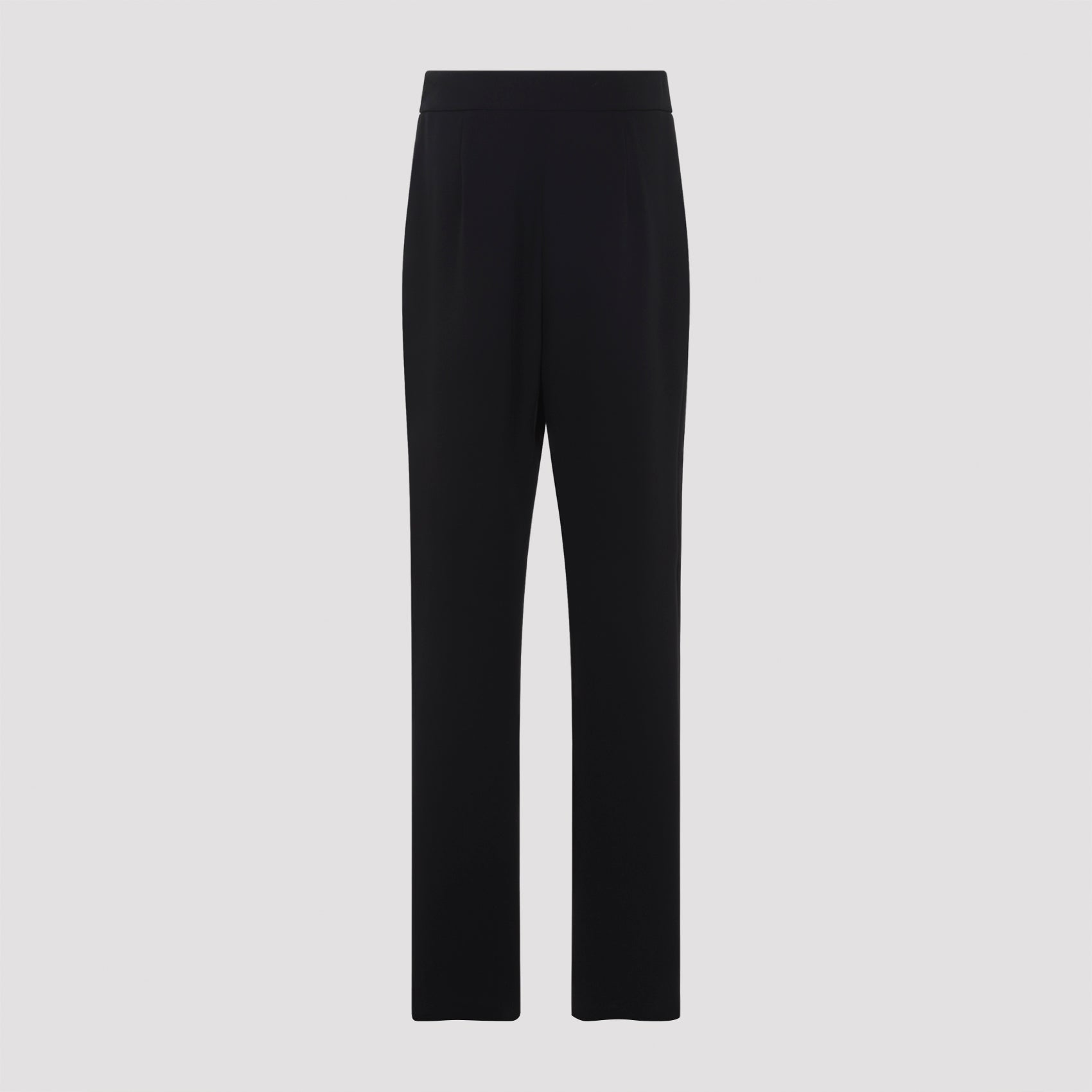 Trousers Black Silk Pant