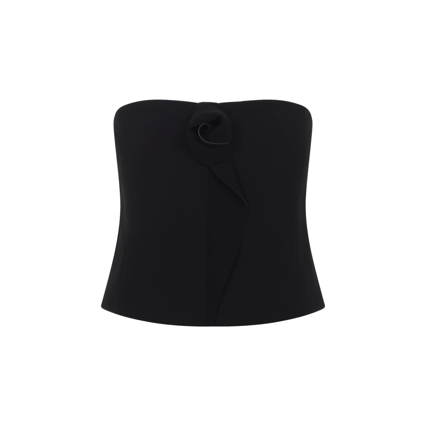 Top Black Silk