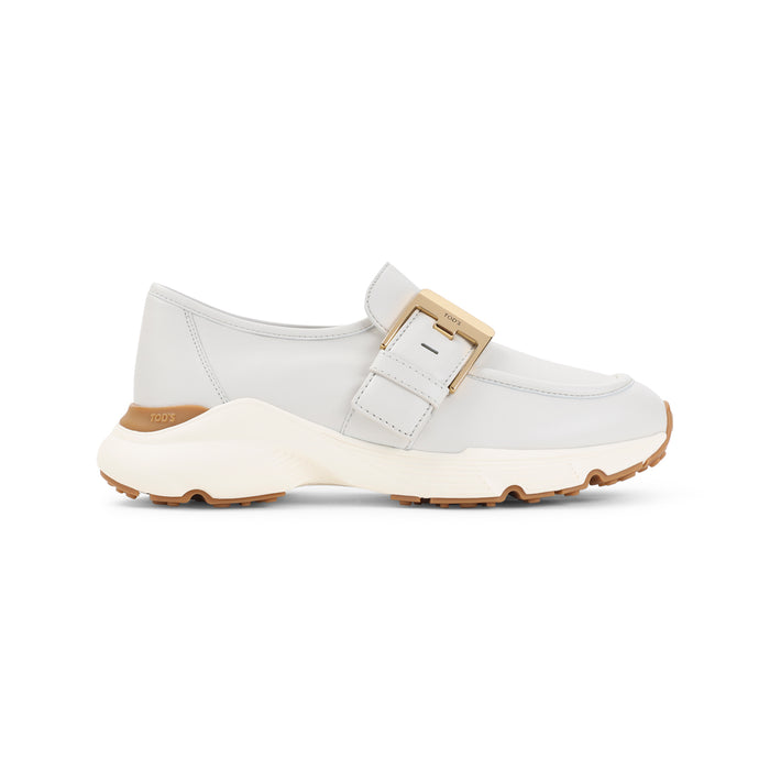 Sport Runner White Leather Rubber Shoe