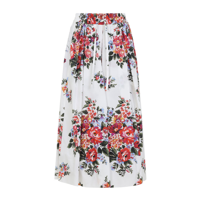 Skirt White Cotton