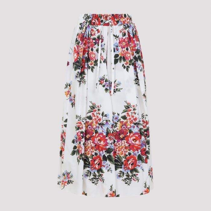 Skirt White Cotton
