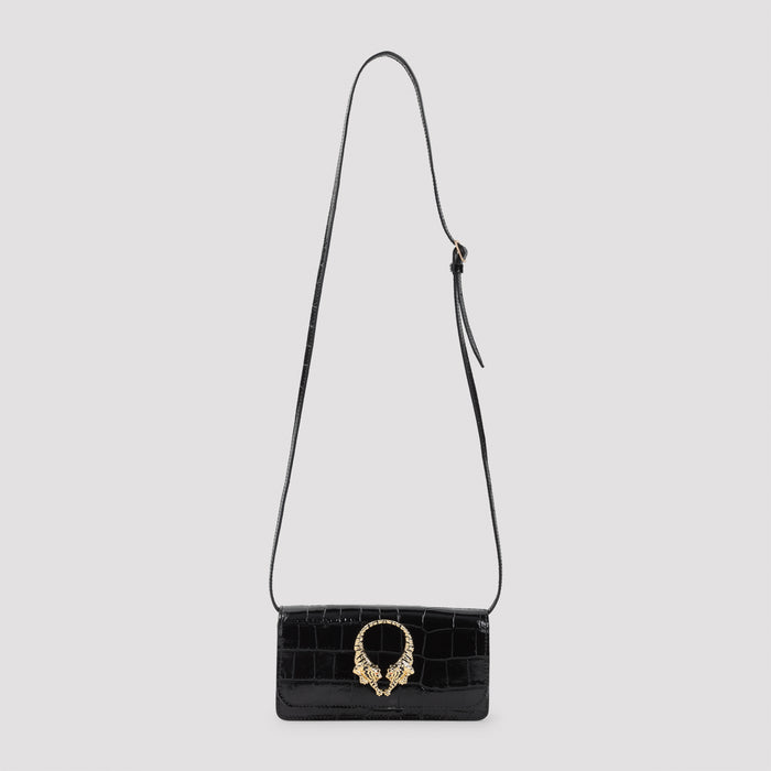 Roar Mini Bag Black Leather
