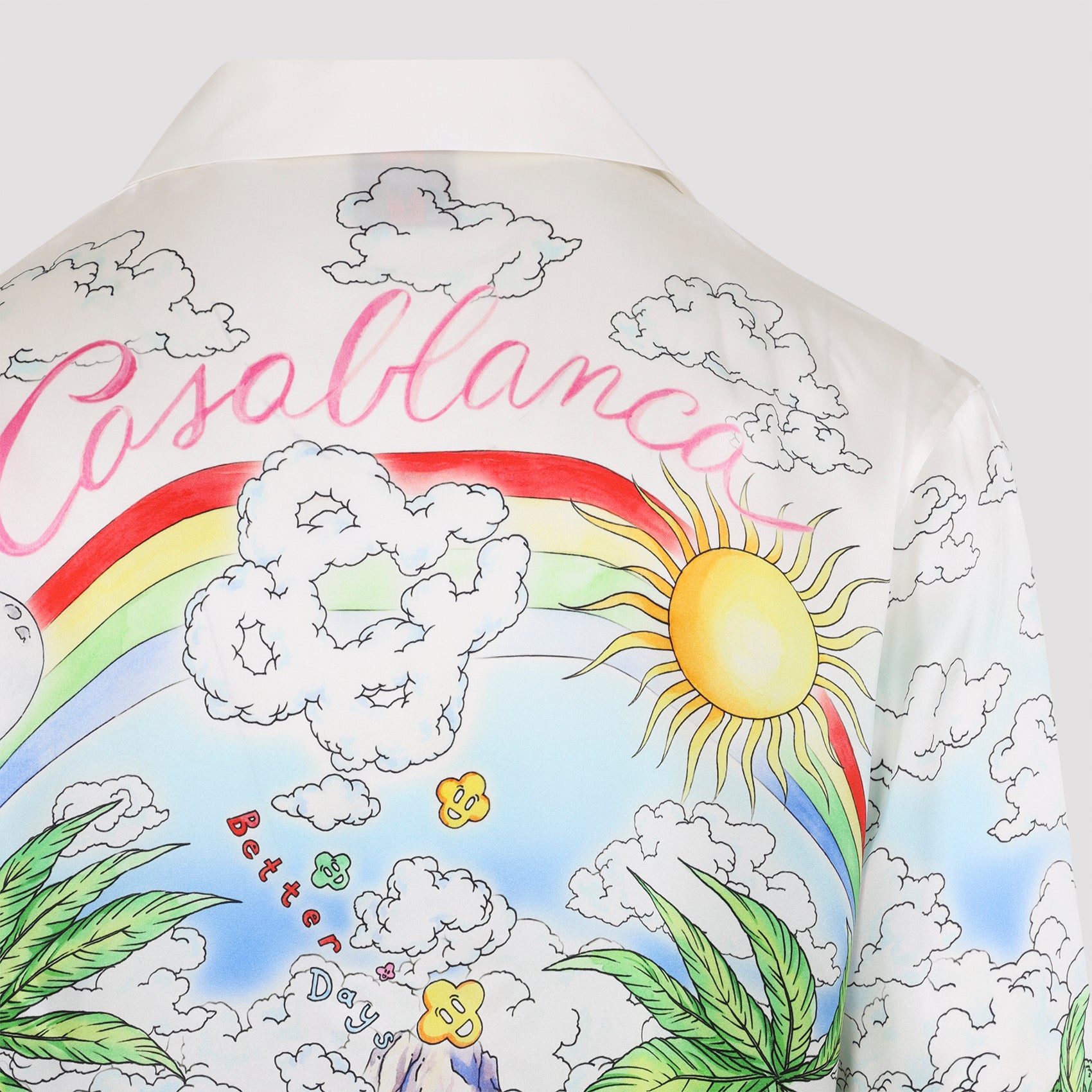 Better Days Long Sleeves Shirt Multicolour Silk