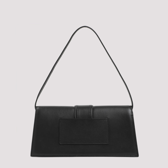 Le Bambino Long Shoulder Bag Black Calf Leather