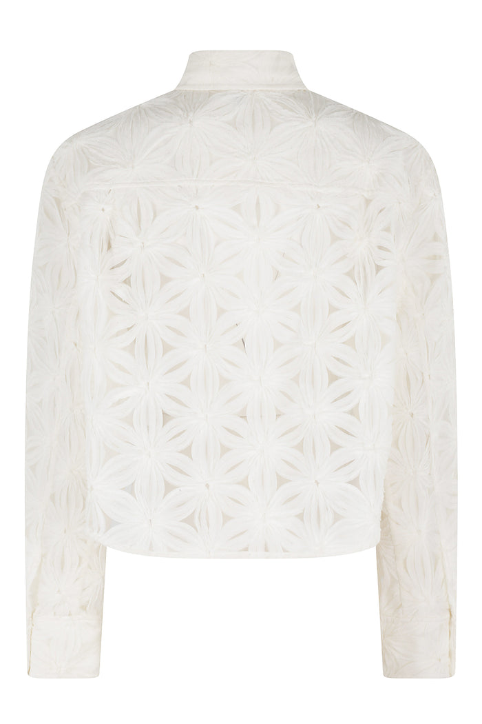 Anders Shirt Nude & Neutrals Polyester Camicia