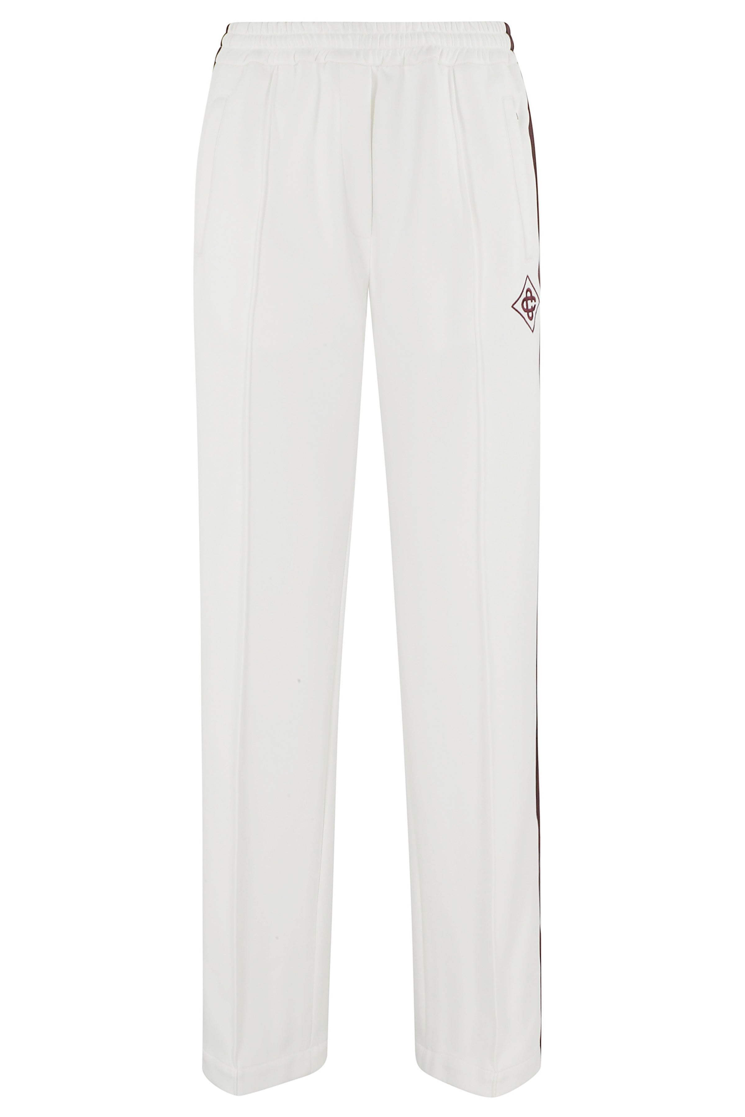 Sports Tailored Trousers White Pantaloni