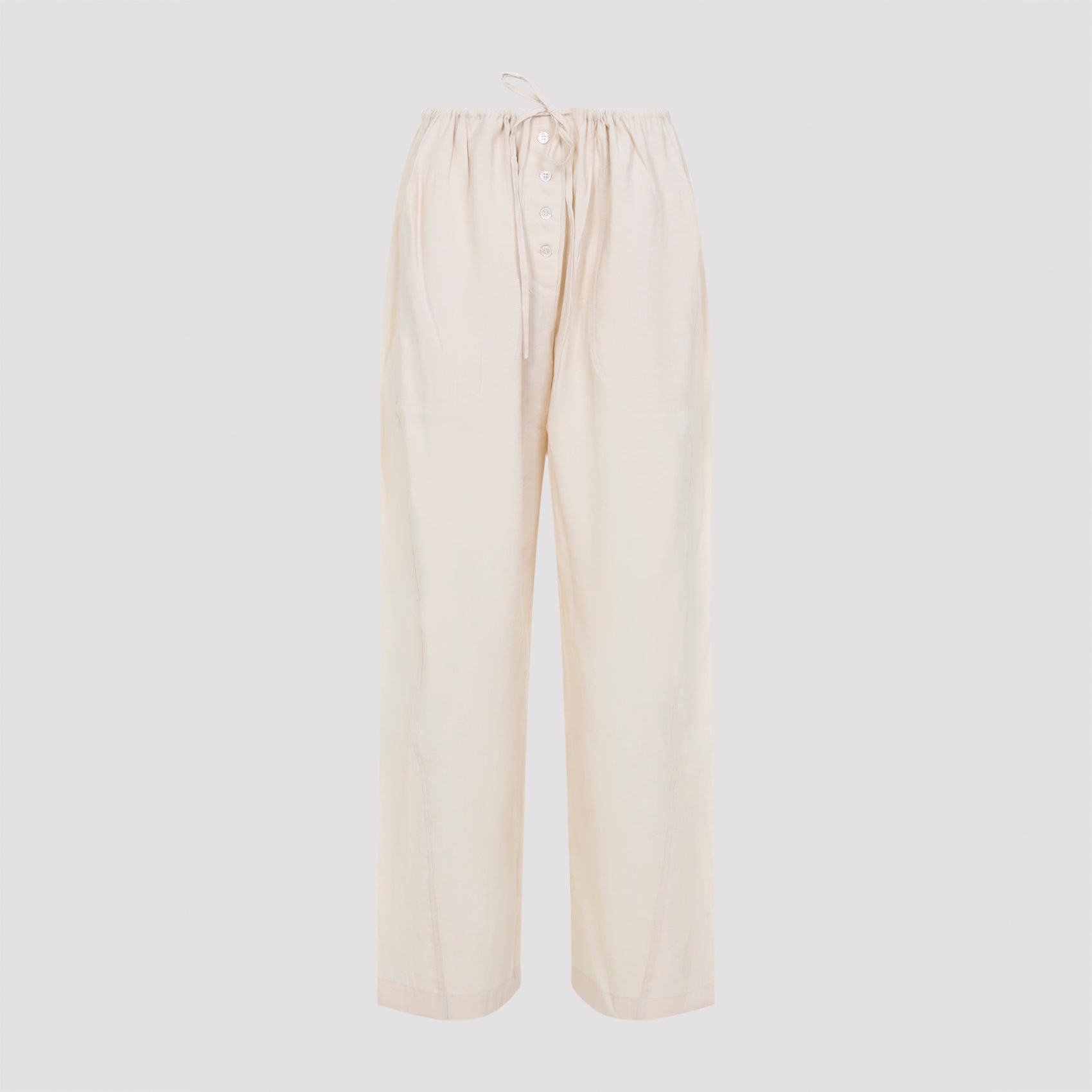 Hera Draw Cord Pants Nude & Neutrals Modal Fsc Polyester