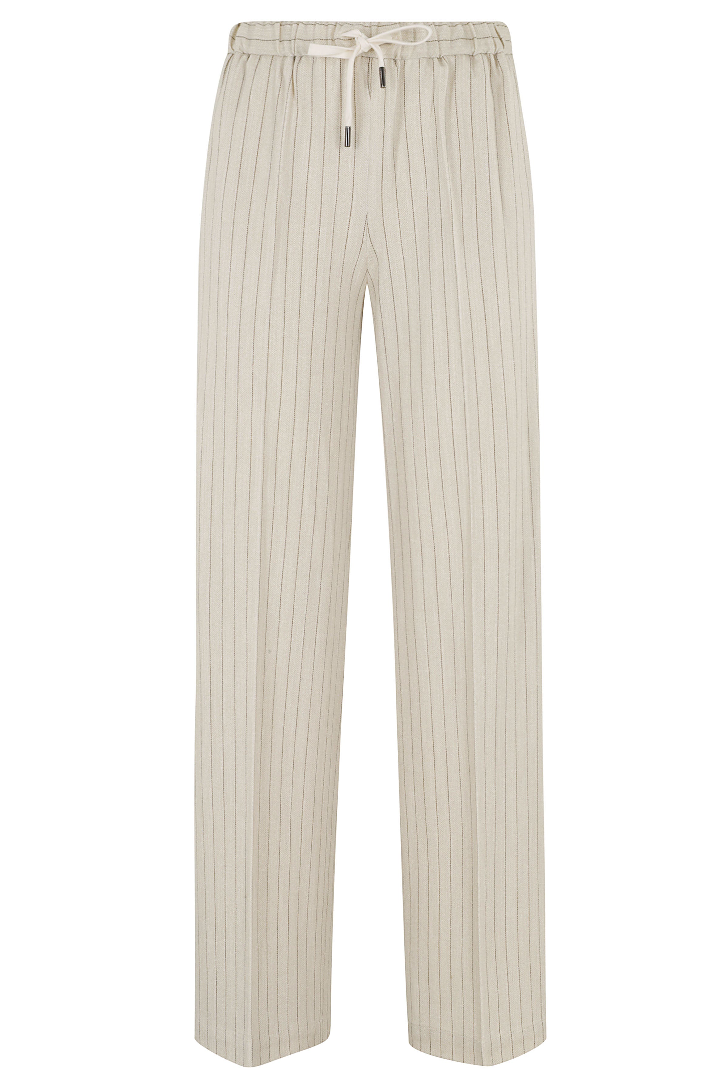 P Wide Leg Nude & Neutrals Cotone Elastan Pantaloni