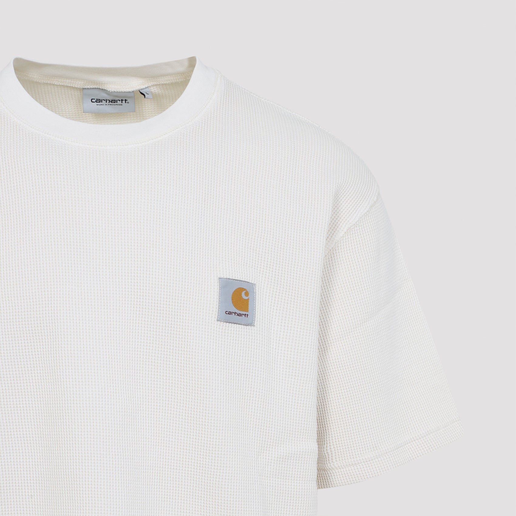 Nelson Waffle T-shirt Nude & Neutrals Cotton Tshirt