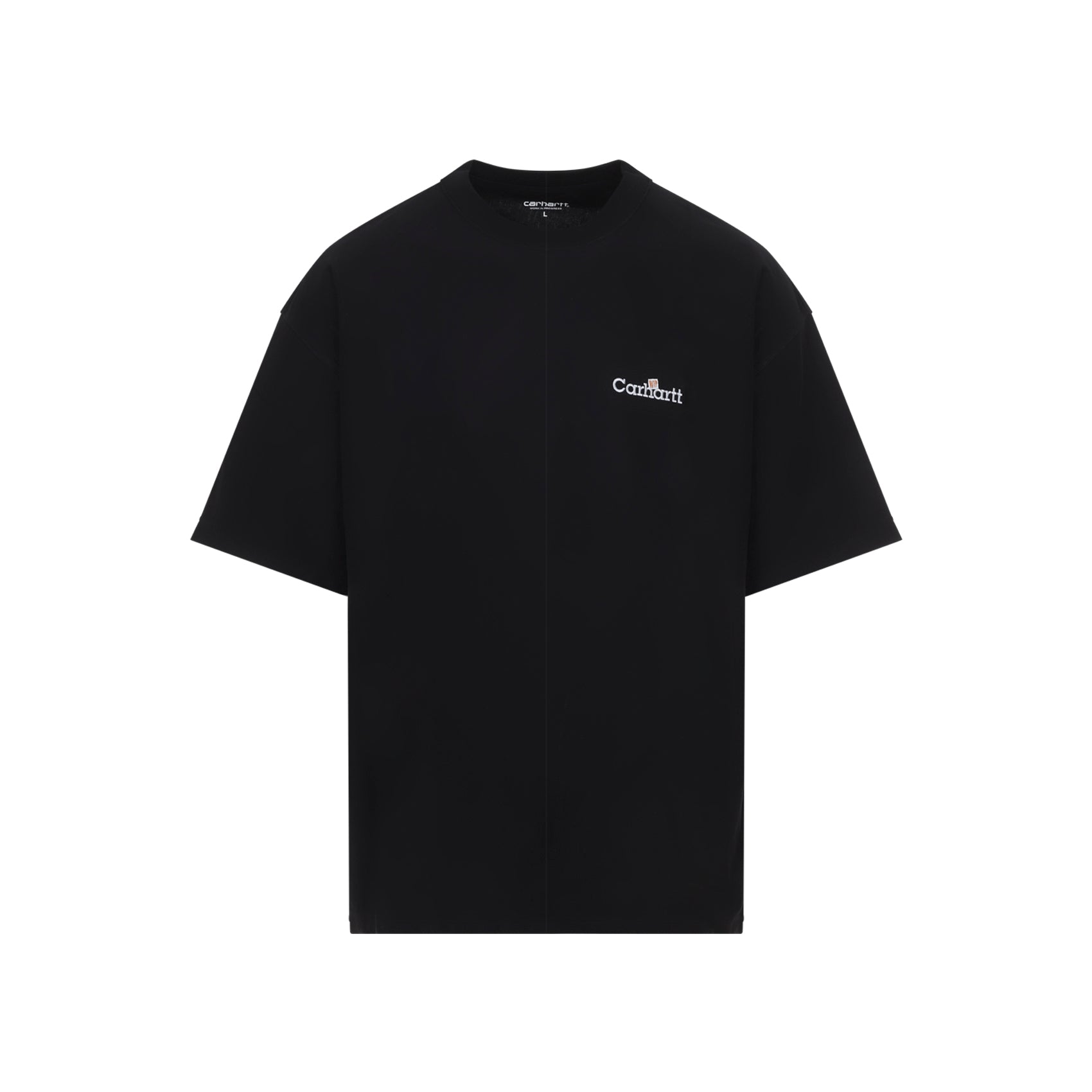 Label T-shirt Black Cotton Tshirt