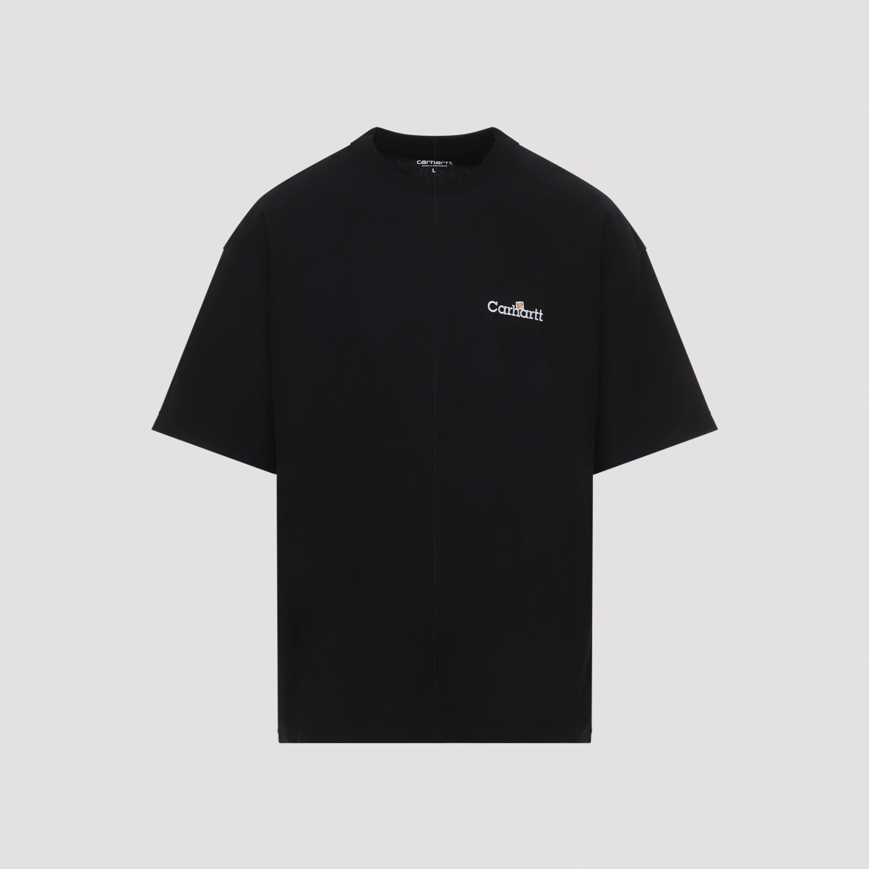 Label T-shirt Black Cotton Tshirt