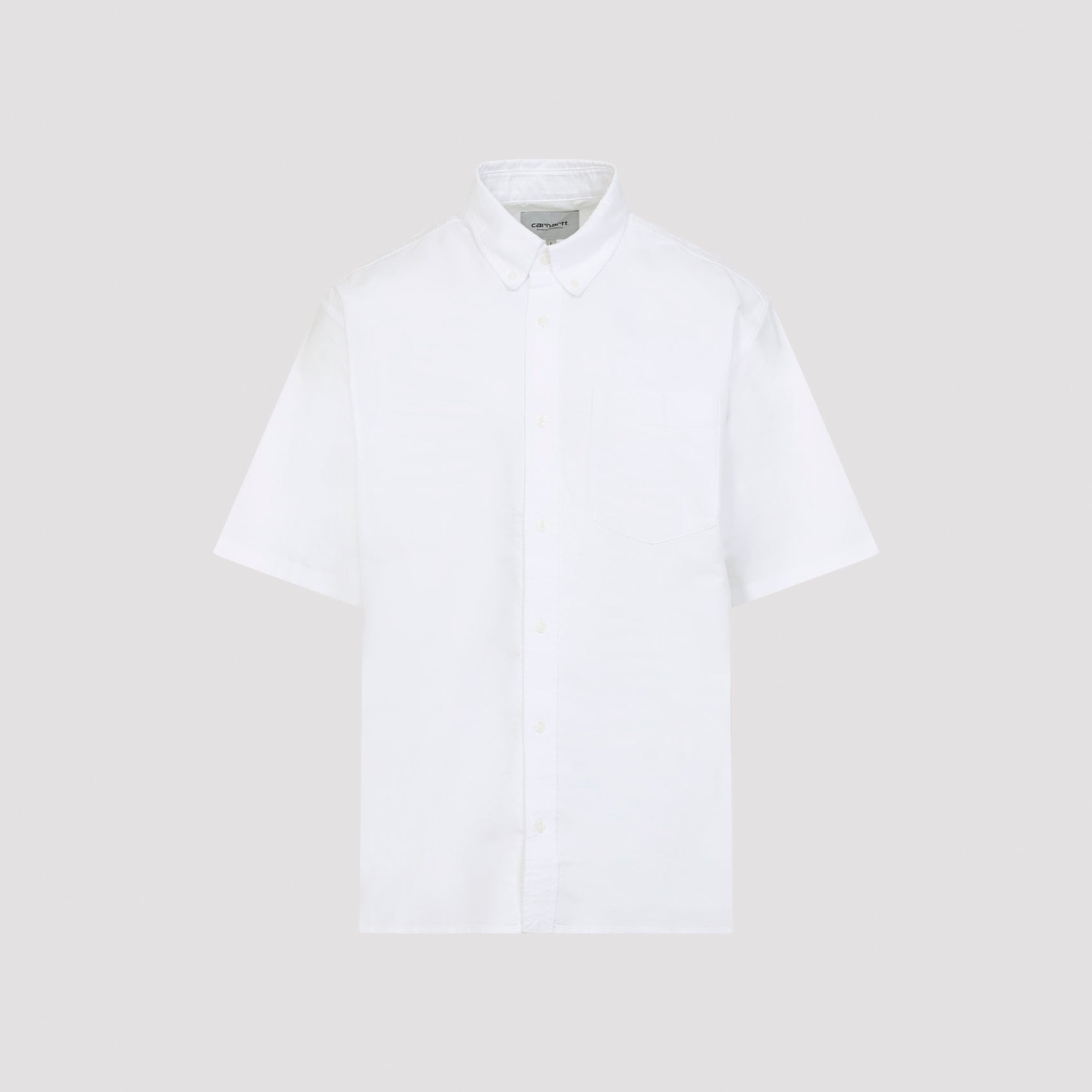 Short Sleeves Braxton Shirt White Cotton