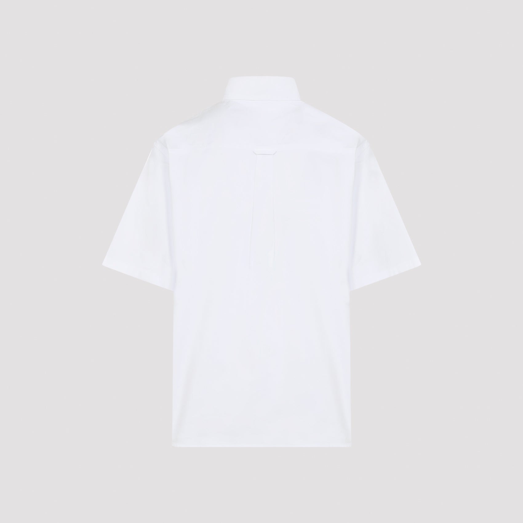 Short Sleeves Braxton Shirt White Cotton