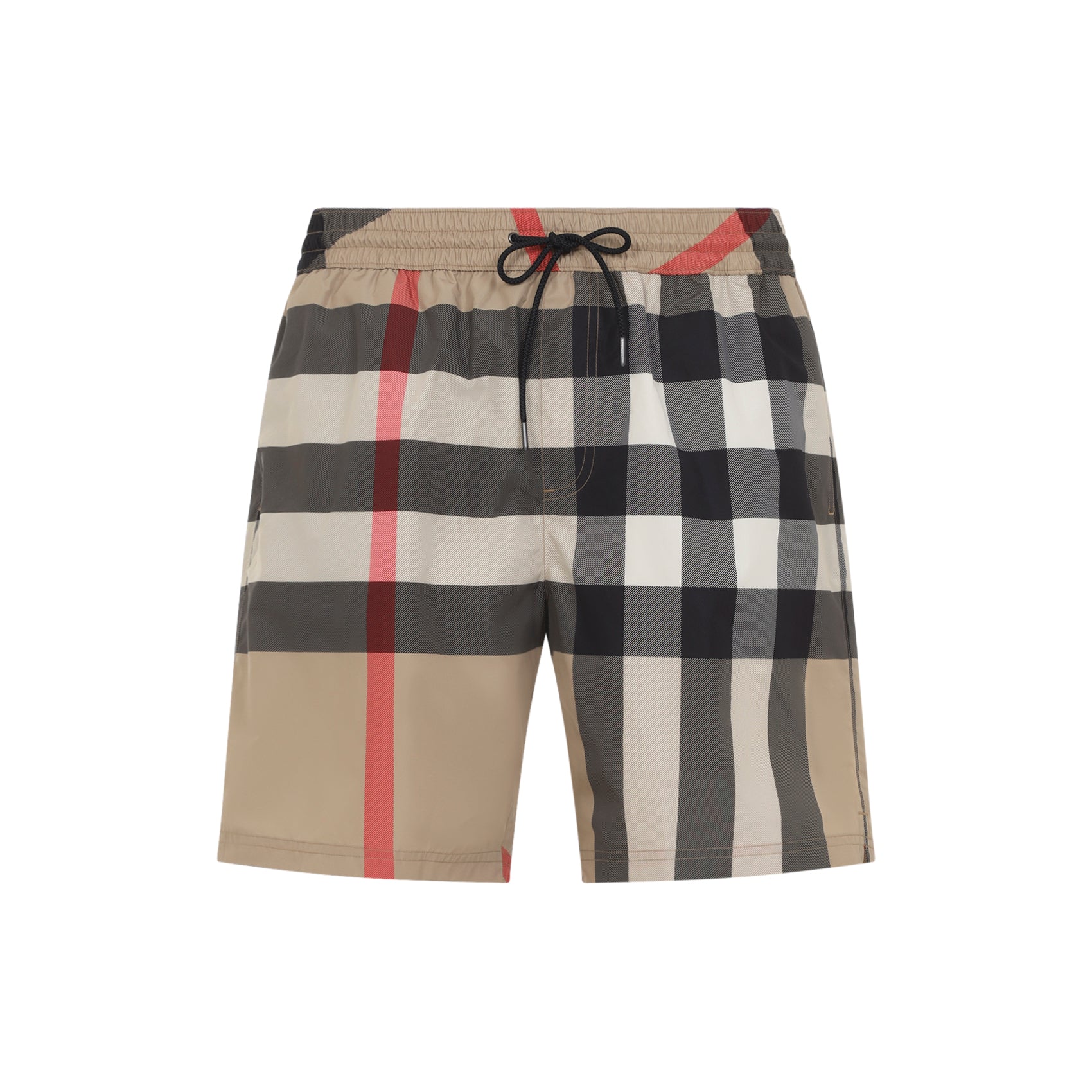Guildes Swim Shorts Brown Polyester Swimwear