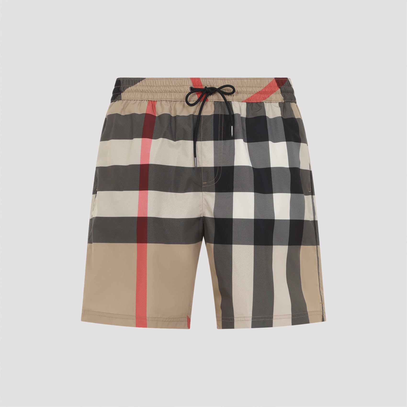 Guildes Swim Shorts Brown Polyester Swimwear