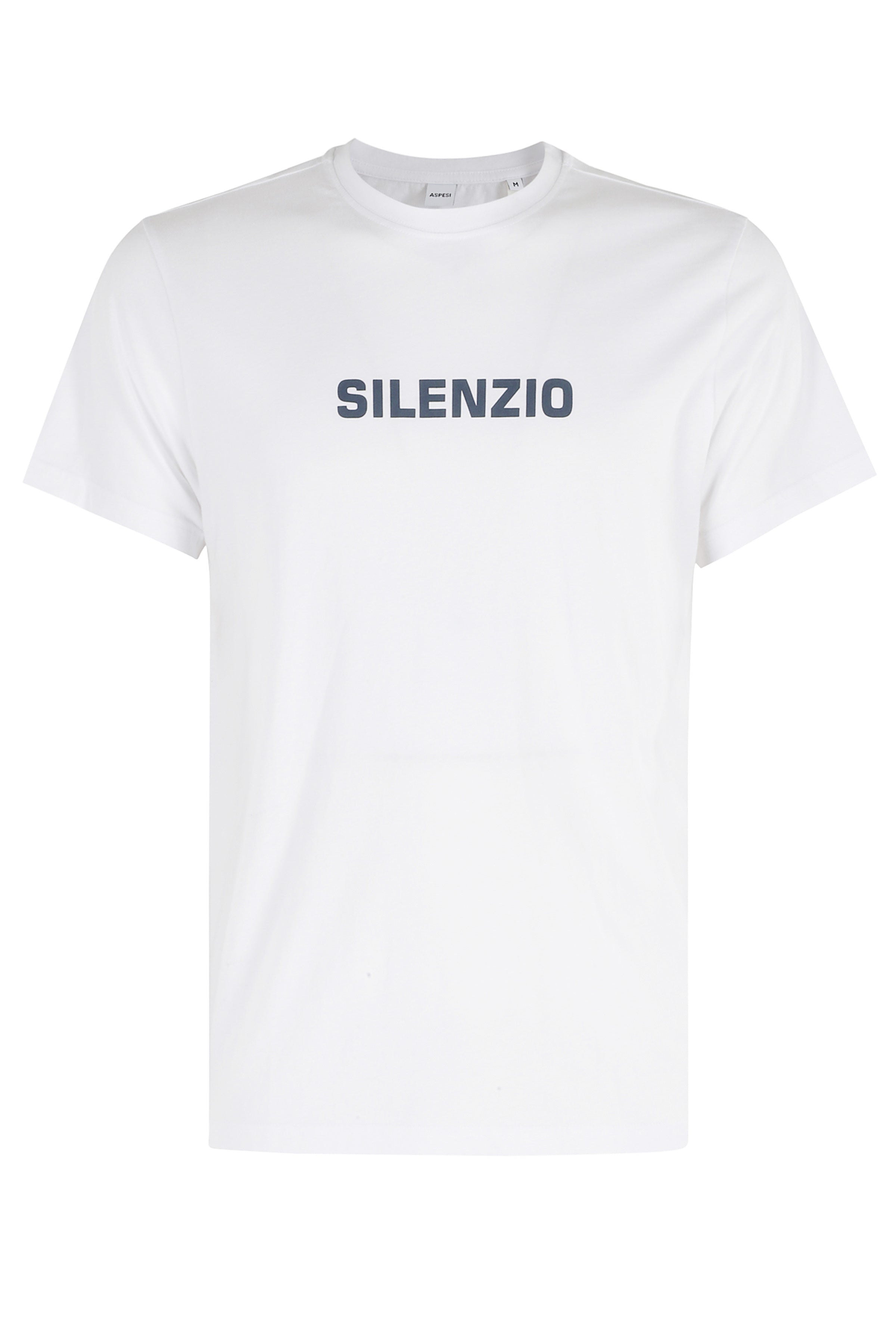 T-shirt Silenzio White Cotone