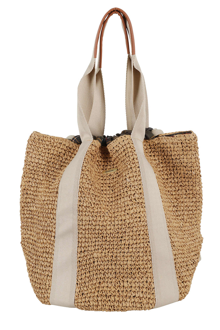 Lily Beach Tote Bag Nude & Neutrals Paper Borsa