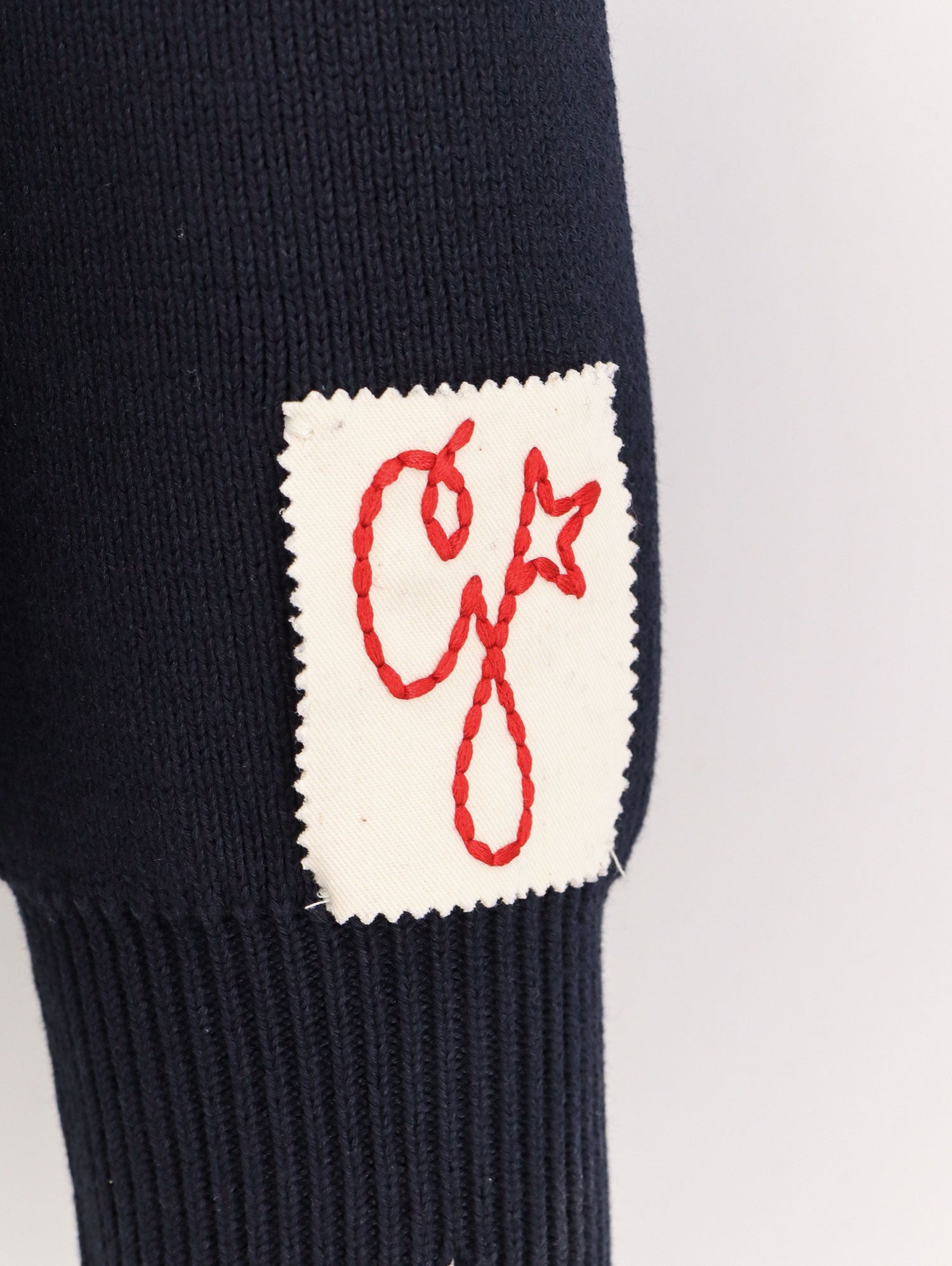 Golden Goose Sweaters Blue Cotone Poliammide Elastan
