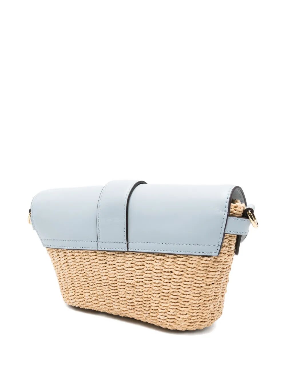 Lynden Shoulder Bag Small Brown Paper Straw