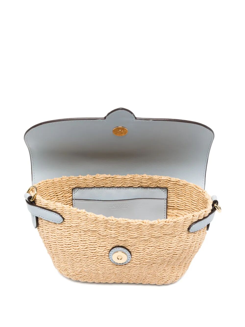 Lynden Shoulder Bag Small Brown Paper Straw