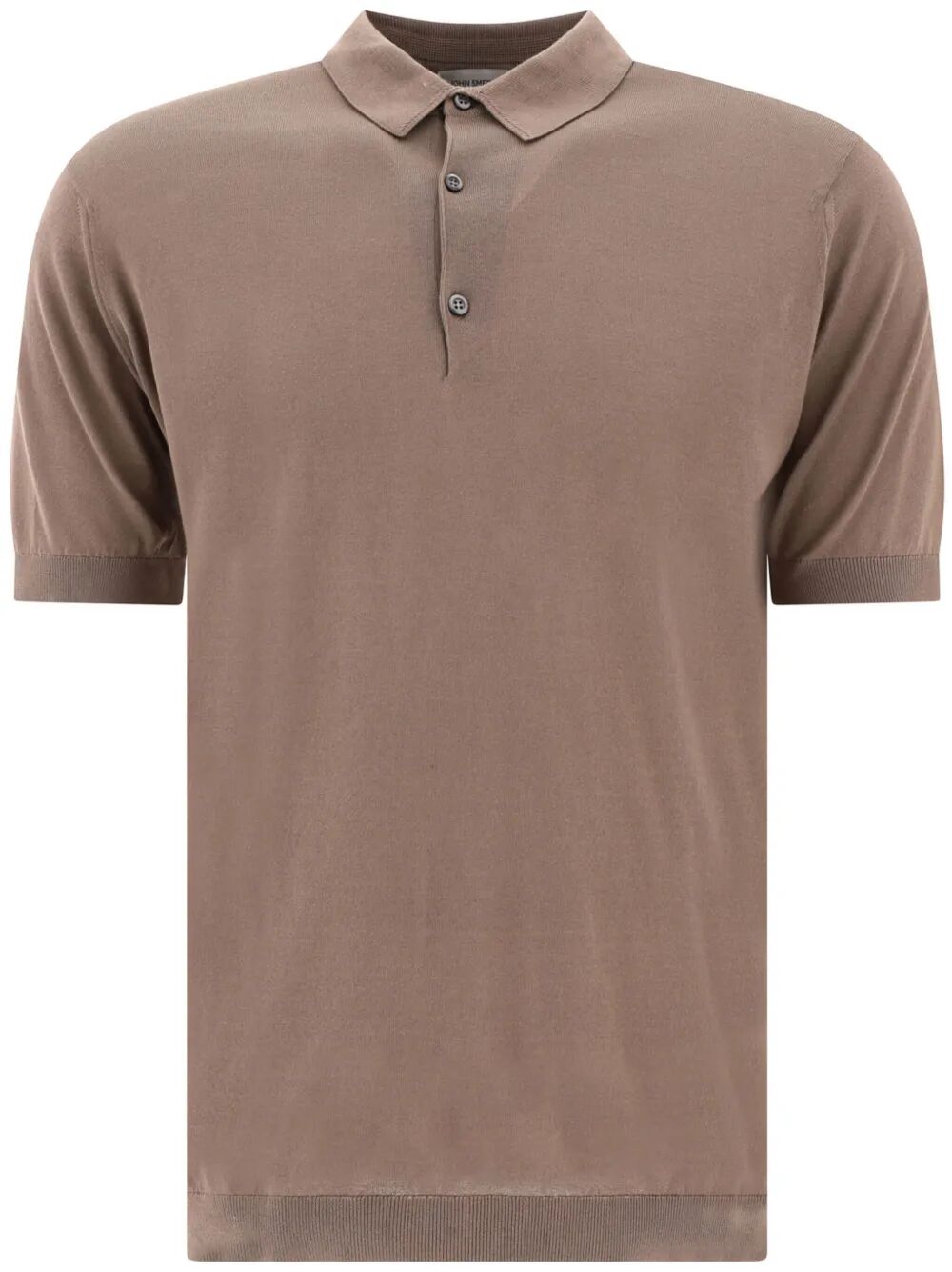 Adrian Shirt Ss Brown Sea Island Cotton Polo