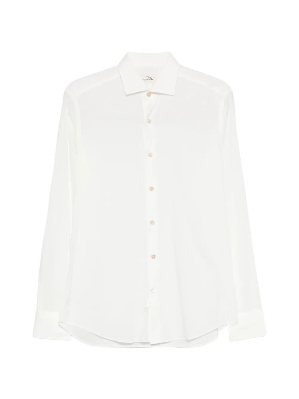 Shirt White Cotton Elastan