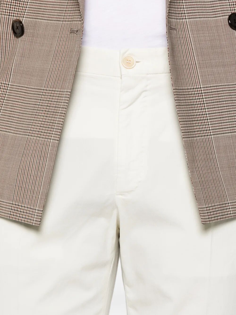 Pants White Cotone/elastan