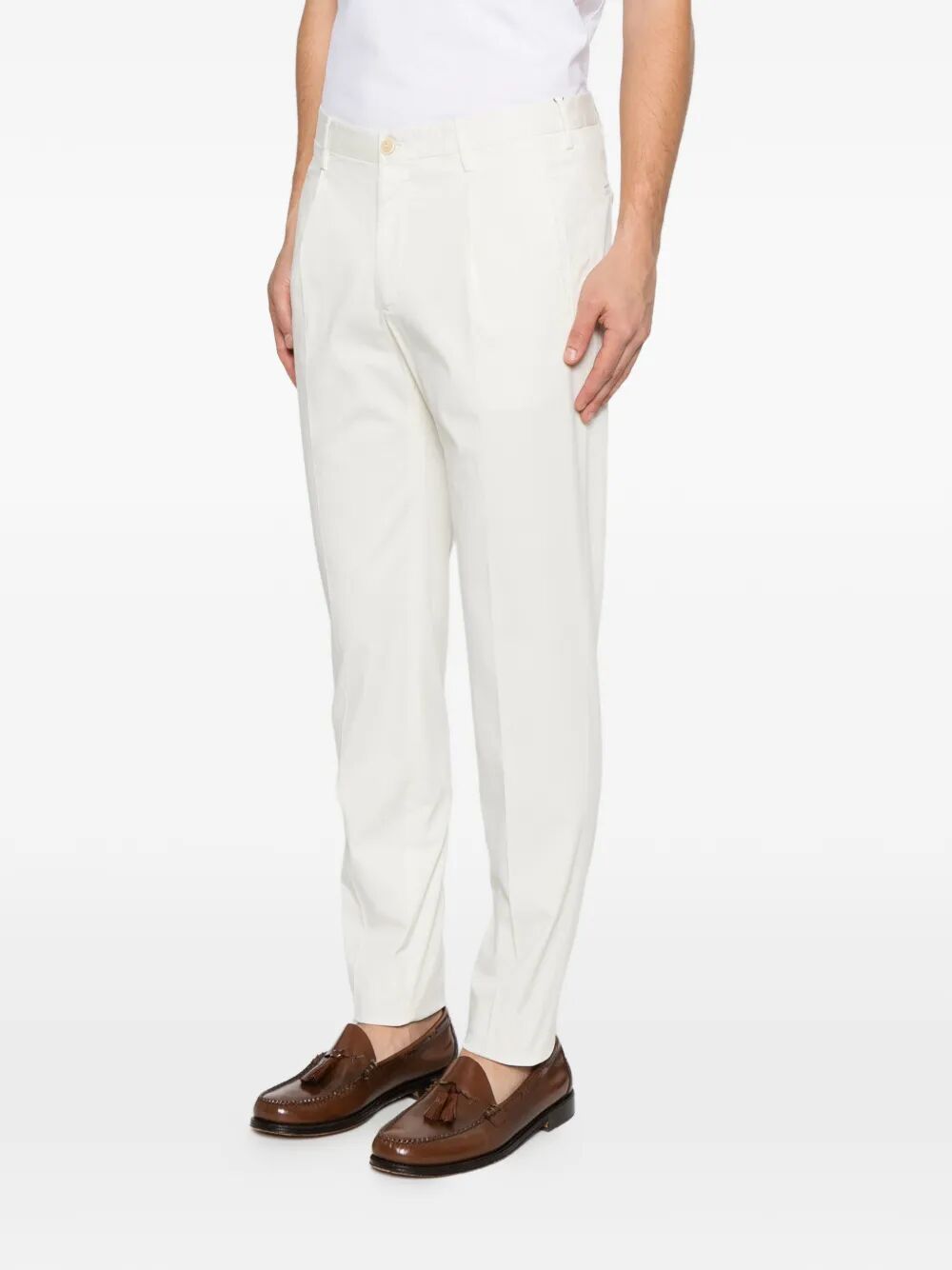 Pants White Cotone/elastan