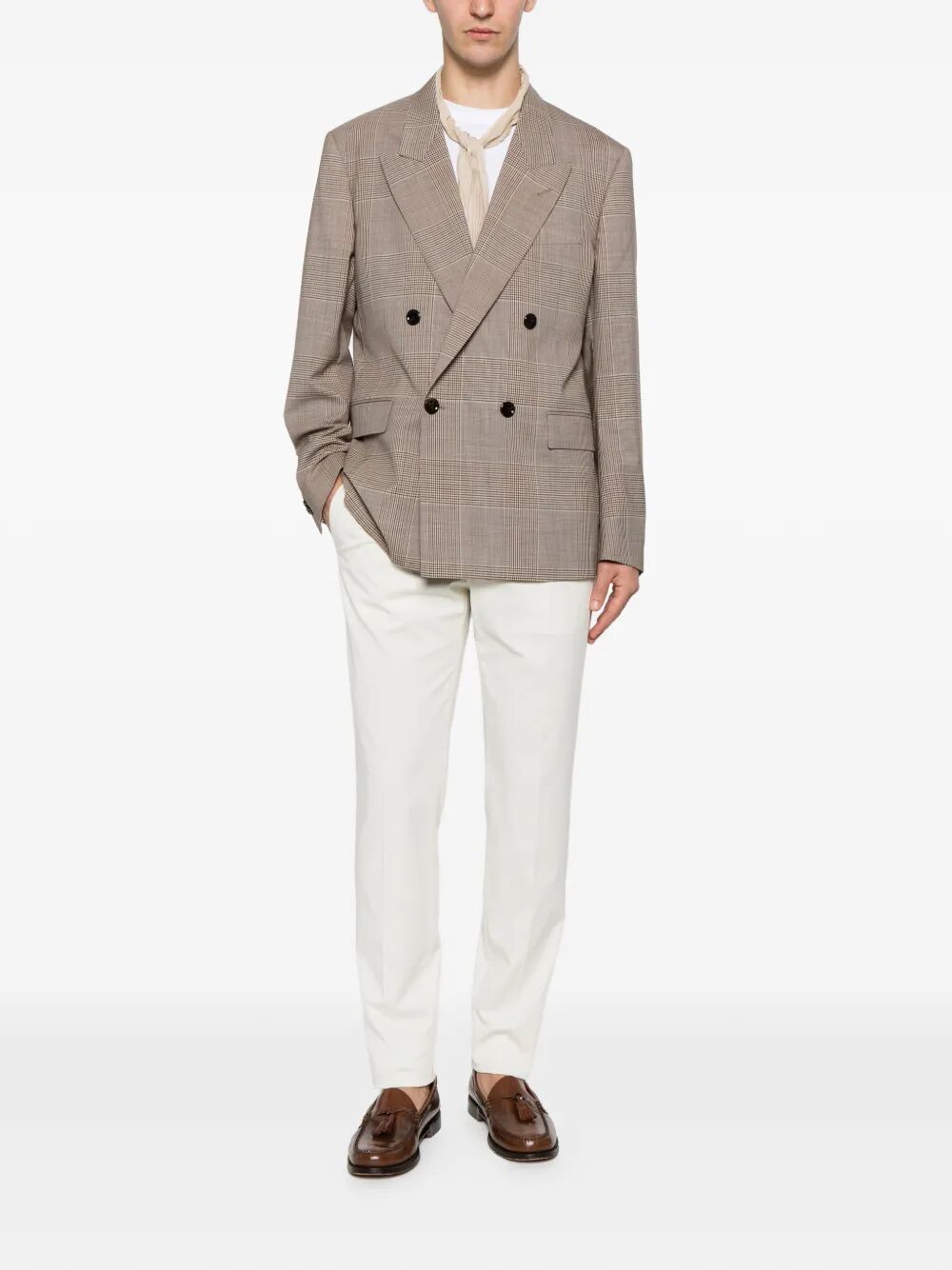 Pants White Cotone/elastan