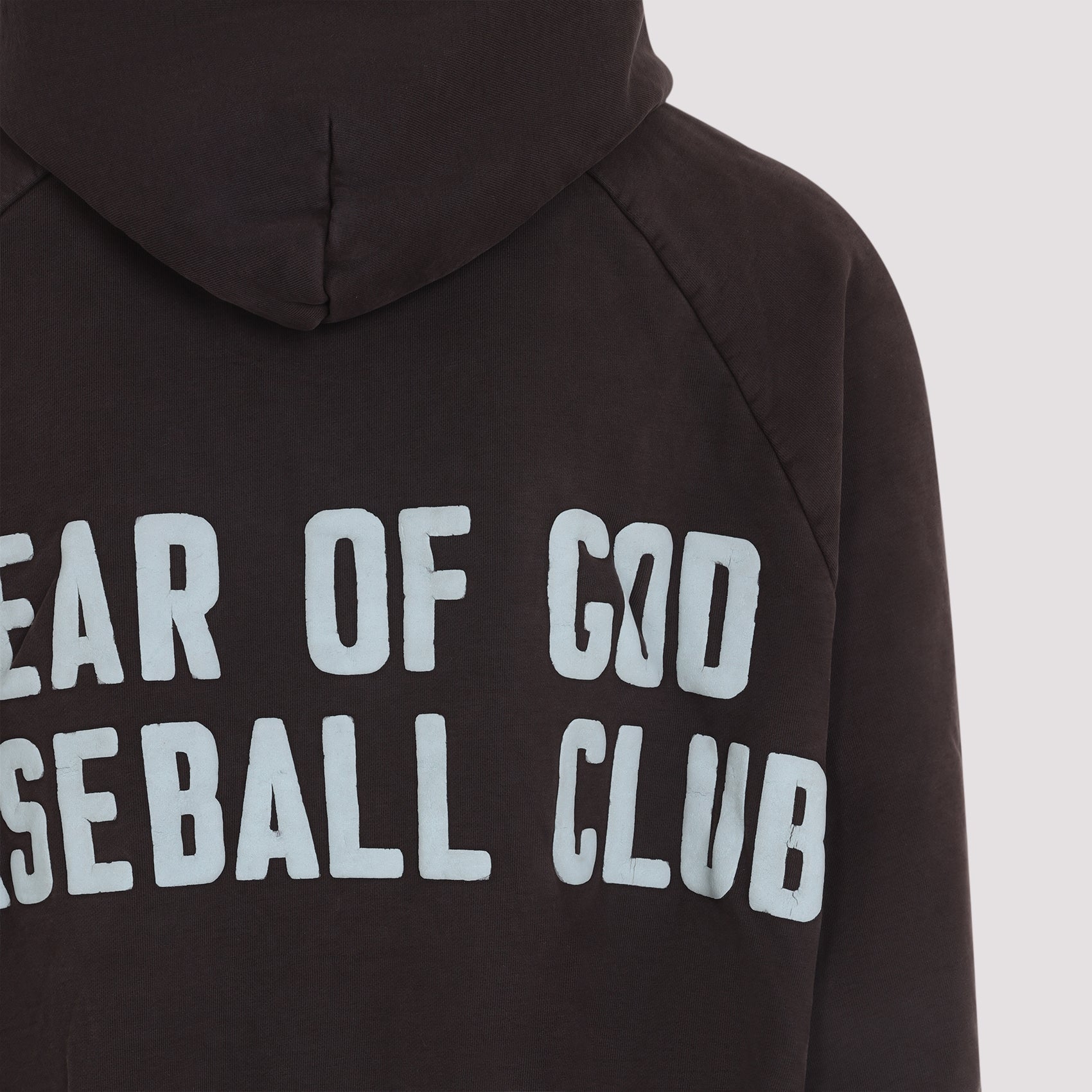 Fear Of God Baseball Club Hal Zip Hoodie Brown Cotton