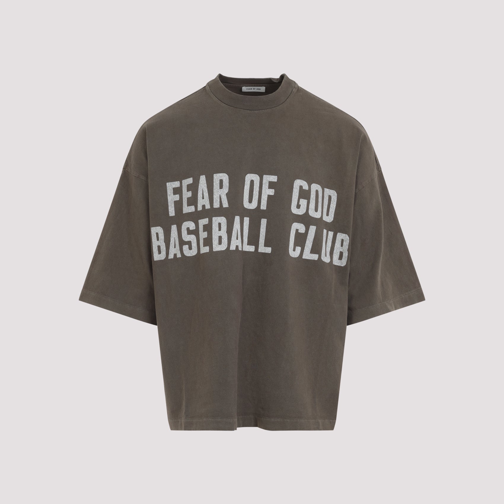 Fear Of God Baseball Club Short Sleeves Tee Cotton