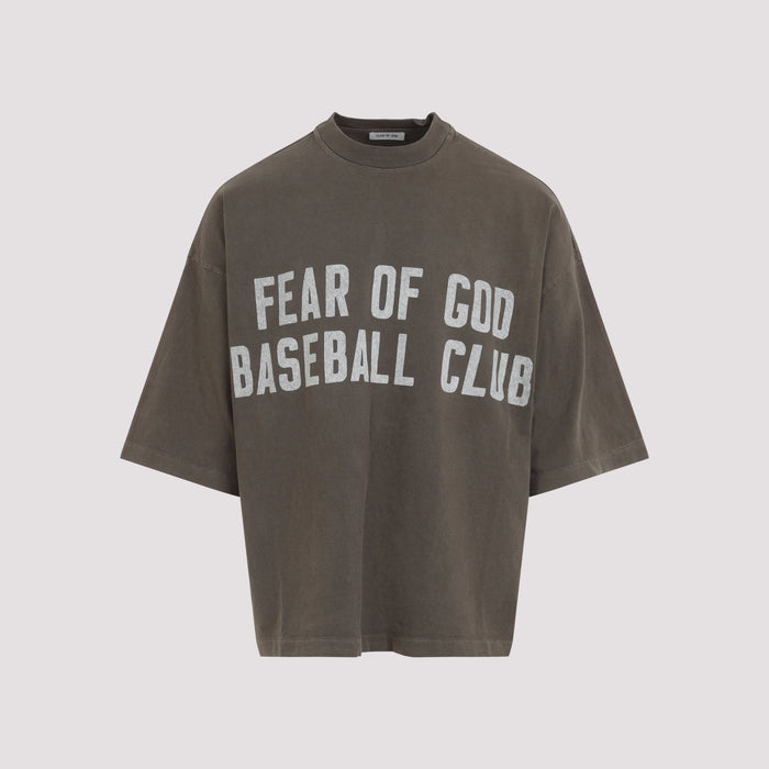 Fear Of God Baseball Club Short Sleeves Tee Cotton