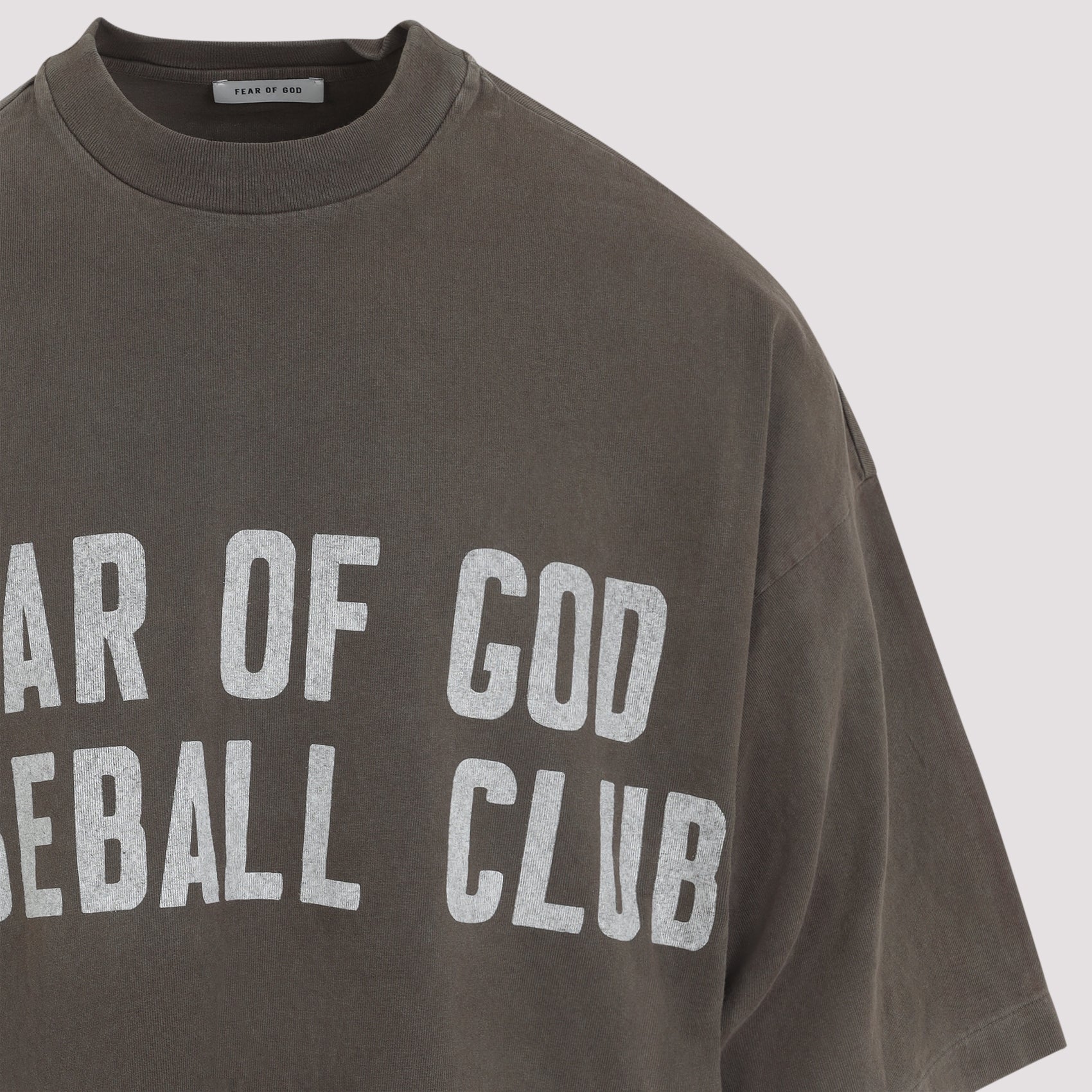 Fear Of God Baseball Club Short Sleeves Tee Cotton