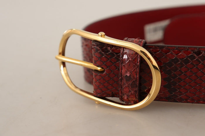 Dolce & Gabbana 100% Leather belt in red — view 2